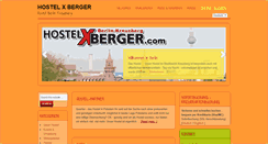 Desktop Screenshot of hostelxberger.com