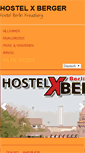 Mobile Screenshot of hostelxberger.com